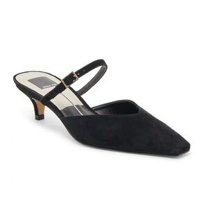 Dolce Vita Morgen Mary Jane Mule, Black Suede, Size 9